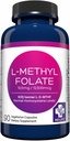MD Life L Methylfolat 125mg - Profesional- Professional Aktif Methylfolate Suplemen - Maksimum Potensi MTHFR Suplemen - L methylfolat 12.5mg 90 Capsules - EsculAmino Acids