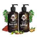 Perfecto Beard Wash & Beard Conditioner Set with Argan and Jojoba Oils