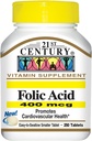 Abad ke 21 Acid Folic 400 mcg Tablet, 250- Cacah (Paket 2)
