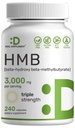 Suplemen Ultra Power HMB 3.000mg Per Serving, 240 Capsules 124; Third Party Test 124; Pendukung Perkembangan Otot, Retention & Lean Muscle Mass 124; Pengembalian Kerja Cepat