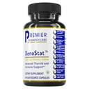 Premier Research Labs XenoStat - Thyroid Fungsi & Hormone Dukungan - dengan Chlorella, Hyssop Herb, Milk Thistle & Reishi Mushroom - Kosher - Vegan - 90 Plant-Source Kapsul