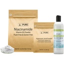 Murni Ingrediens Hyaluronic Acid, Niacinamide, dan Glycerin Bundle, Berbagai Sizes, Odorless, Berwarna