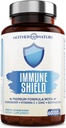 Advanced 7-in- 1 Imune Suplemen Dukungan untuk Allergies - Elderberry, Vitamin C, Zinc, dan Lebih - Boosts Imunitas dalam Dewasa & Anak (60 Vegan Capsules)