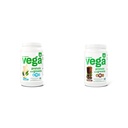 Vega Protein dan Hijau Powder Protein, Vanilla - 20g Tanaman berbasis Protein Plus Vegan, Vegan & Protein dan Hijau Powder Chowder (19 Pelayan) - 20g Tanaman Berdasarkan Protein Plus