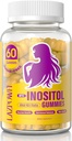 Inositol Gummies dengan Myo- Inositol & D- Chiro Inositol, Vitamin D3, Magnesium Glycinate & Zinc - Aku menangani 40: 1 Rasio - 30 Hari Supply99
