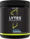 Aturan 1 Lytes - Hidration Dukungan Mix Menampilkan 5 Electrolite Minemarize Enhanced dengan Citrulline, Coconut Water, dan Powder Watermelon, Plus Antioksidant Vitamin C (40 Servings, Blue Razz)