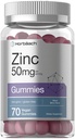 Horbäach Zinc 50mg 124; 70 Gumies = 124; Mixed Berry Flavor = 124; Vegan, Non-GMO dan Gluten Free Formula = 124; Zinc Citrate Dietary Supplemen