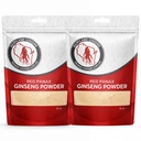 Red Panax Ginseng Powder dengan Natural Ginsenosides (16 oz) - Mendukung Energi Kesehatan, Vitalitas, Mood dan More, Panax Ginseng Root Pounder Korea untuk Smoothies, Coffee atau Minuman (2 Packs)