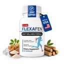 N-Labs Flexafen Dukungan Gabungan - Dukungan Kesehatan Gabungan dengan MSM, Collagen Tipe 2, Acid Hyaluronic, Boron & White Willow Bark - Supports Comfort Gabungan, Fleksibilitas & Mobilitas