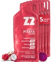 Z2 Dragon Energy Gel Performance - 25g Carb, 204mg Sodium, Electrolites, Pre & Selama Kerja, Boosts Endurance for Running, Cycling, Bilking, and Sports - 5- Count Pack