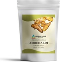 HERBAL HILLS Ambiseric Powder Turmeric Powder / Ambus Haldi / Curcuma Amada / Curcuma Longa / Turmeric Curcumin = 124; 16 Oz (454 GMS)