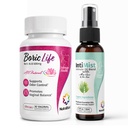 Nuttrablast Boric Acid Vaginal Suppotory 600mg (30 Count) w / Intimist Estimist Oils Blend Spray (2 fl oz)