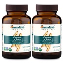 Himalaya Licorice Organik, 120 Hari Supply - Digetical Health Supplement for Upset Stomach, Occasional Bloating and Heartburn - USDA Organik, Vegan, Non-GMO, Non-DGL, Gluten Free, 60 Caplets, 2 Pack