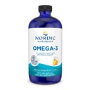 Nordic Omega-3, Lemon Flavor - 16 oz - 1560 mg Omega-3 - Fish Oil - EPA & DHA - Imune Dukungan, Otak & Heart Kesehatan, Optimal Wellness - Non-GMO - 96 Servings