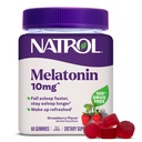 Natrol 10mg Melonatin Gummies, Sleep Duck for Dewata, Melonalin Suplemen untuk Tidur, 60 Strawberry- Gummies Bersinar, 30 Hari Suppply