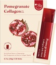 Pomegranate Collagen Jelly Stick (20g x 30 Sticks) Marine Collagen Peptide dengan 100% Real Spain Pageate - No Articial Flavors - No Preservations - No Added Sugar - Eas- to-Absorb