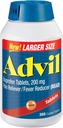 Advil- Ibuprofen Tablets dilapisi, 200 mg 360 dilapiskan tablet