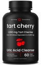 Tat Organik Cherry Capsules 12.000mg - Dibuat dari Montmorency Tart Cherry Konsentrasi, Benih Celery & Bilberry - Acid Cleanse & Gabungan - Vegan Capsules