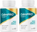 2 Packs Calmpro5, Calmpro5 Nerve Capsules, 2025 Upgraded Calmpro5 Nerve Calming Formula Capsules, Tidak ada Pengawet Buatan, Tidak Ada Dairy (2 Botol)