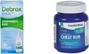 Debrox 's Swimmer Ear Drops, 1 Fl Oz dan HealthWise Obat Gosok Chest, 4 oz. Bundle