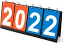 Tabel Portabel Top Scoreboard Flipper, Multi Sports Score Flip Scoreboard Score Keeper