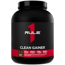 Aturan 1 Bersihkan Gainer - Tinggi Protein Gain Formula dengan 560 Kalories, 30g Full-Spectrum Protein, Lebih dari 90g Carbs, Under 6g of Fat (15 Hamba, Chocolate Fudge)