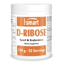 Supersmart - D-Ribose Powder (Natural Sugar) 6gma per Hari - ATP Synthesis & Produksi - Universal Fuel untuk Energi 124; Non-GMO & Gluten Free - 150 g