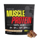 COLOSSAL LABS Muscle Protein Whoin Powder [5 lbs / Pack of 1] - Cold Filtered, 25g Pure Protein, 6.6g BCAAs (Packating May Vary) (5 Pound (5 Pound (1), Peanut Butter Chocolate)