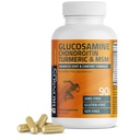 Bronson Glucosamin Chondroitin Turmeric & MSM Advanced Companded Formula, Supports Healthy Joints, Mobility & Cartilage - Non-GMO, 90 Capsules