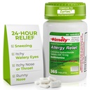 TIME- CAP LABS, INC. TimetCetirizine HCl 10 Mg 365 Tablet - Bantuan Alergi 24 Hour dari Sneezing, Nose Runny, Mata Pengamat Itchy, Throat atau Nose Itchy