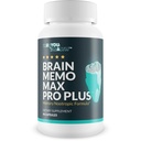 Memo Max Pro Plus - Top Memo Memo Max Pro Suplement - Dukung Improved Memory & Mental Acuity - Aid Natural Brain Fungsi - Dukung Fokus, Pemulihan Mental, & Energi