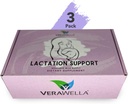 Dukungan Lactation, Tercampur dengan Fenugreek, Fennel & Milk Thistle, Dukungan Lactation untuk Peningkatan Supply Milk, Naikkan Suppply Breatfeed Essizes, Paket 3