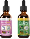 Rejuvicia Health Balanced Femme + VitaLiver - Dukung keseimbangan Wanita + Liver Deliquid Deliquid for Better Absorpsi - Milk Thistle, Dong Quai, Artichoke, Maca, Dandelion & More!