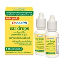 A + Health Earwax Removal Drops, Carbamide Peroksida 6.5%, Made in USA, Twin Pack, 1 fl Ounce (Two 0.5 fl oz bottles)