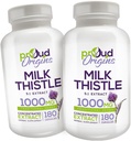 1000mg Milk Thistle Helling Keep Healthy Liver Fungsi, Optimasikan Health, Rapid Rapid, Gluten Free Suplemen - 6- Month Suppply (2 Pack)