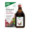 Floradix Floravital Liquid Iron & Vitamin Formula - Liquid Iron Suplemen dengan C & B Vitamin & Herbs untuk Dukungan Energi - Vegan, Gluten- Free, Yeast & Non-GMO - 23.7 Fl Oz