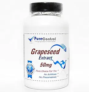 Grapeed Extract 50mg / 100 Capsules / / Pure / / / oleh Suplemen PureControl