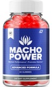 Gummi Macho Power untuk Pria - Mil MachoPower Pria All- Pensediaan Alam, Revisi Gumbo Power (1 Paket - 60 Gummies)