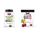 Paksa Factor Maca & Beet Soft Chews Bundle dengan 60 Maca Chews dan 60 Beet Chews for Energy, Stamina and Heart Health
