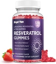 Lipomal NAD Resveratrol Gummies 1200 mg with NAD +, Quercetin, TMG, Pterostilbene, Red Wine Extract, Antioksidant, Healthy Aging, Cellular Repair, Energy, Brain Fungsi - 60 Gumies