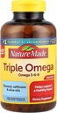 Triple Omega 3-6-9, 150 Softgels Nilai Ukuran, Tambahan Omega Untuk Kesehatan Hati
