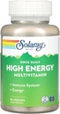 Solaray-Setelah Daily High Energy W / O Besi, 90 kapsul