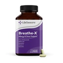 Breathe- X - Allergy & Sinus Relief Suplement - Support Sinuses & Nasal Discomfort - Non-Drowsy & Faster - Quercetin, Bromelain, Citrus Bioflavonoid, Nettle Leaf & Vitamin C - 180 Capsules