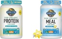 Taman Vegan Organik Hidup Powder 22g Complete Plant berbasis Raw Protein & Vegan Powder - Raw Organic Meal Replacement Shakes - Vanilla - Pea Protein
