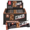 MET- Rx Besar 100 Colossal Protein Bars, Besar sebagai Pengganti Meal Sehat, Snack, dan Bantuan Energi, Peanut Butter Pretzel, Dengan Vitamin A, Vitamin C, dan Zinc, 100 g, (Paket 9)