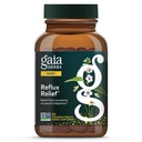 Gaia Herbs Reflux Relief - dengan Marshmallow Root, Chamomile, Aloe, Licorice, dan High Mallow - Membantu dengan Occational Heartburn dan Traffic Internable - 45 Céwable Tablets (45Hari Supply)