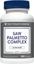 Saw Palmetto Complex 160mg - Tambahan untuk Prostate Health, Mudah untuk Swallow Softgels (100 Softgels) oleh The Vitamin Shoppe