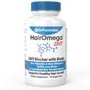 DFormulas DHT Blocker untuk Men and Women 124; HairOmega Advanced Growth Suplemen Rambut Lanjut dengan Biotin 5000 mcg 124; Rambut Los Vitamin Pills, 45 Hari Suppply