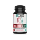 Zhou Metil B12 - Metil B-12 Tambahan untuk Perempuan & Pria, Vitamin B12 5000 mcg, Vegan Friendly, Energi Sel dan Fungsi Nerve Dukungan, 60 Micro Lozenges