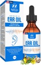 Minyak Telinga Organik untuk Infeksi Telinga - Eardrops Natural untuk Pencegahan Bumi, Ear Perenang & Wax Removal - Anak-anak, Dewasa, Bayi & Dog Earache Remedy - dengan Mullein, Garlic, Calendula Made di Amerika Serikat